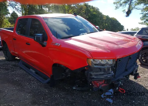 2021 Chevrolet Silverado 1500 4Wd Standard Bed Lt Trail Boss from USA, damaged, VIN 3GCPYFED8MG314874